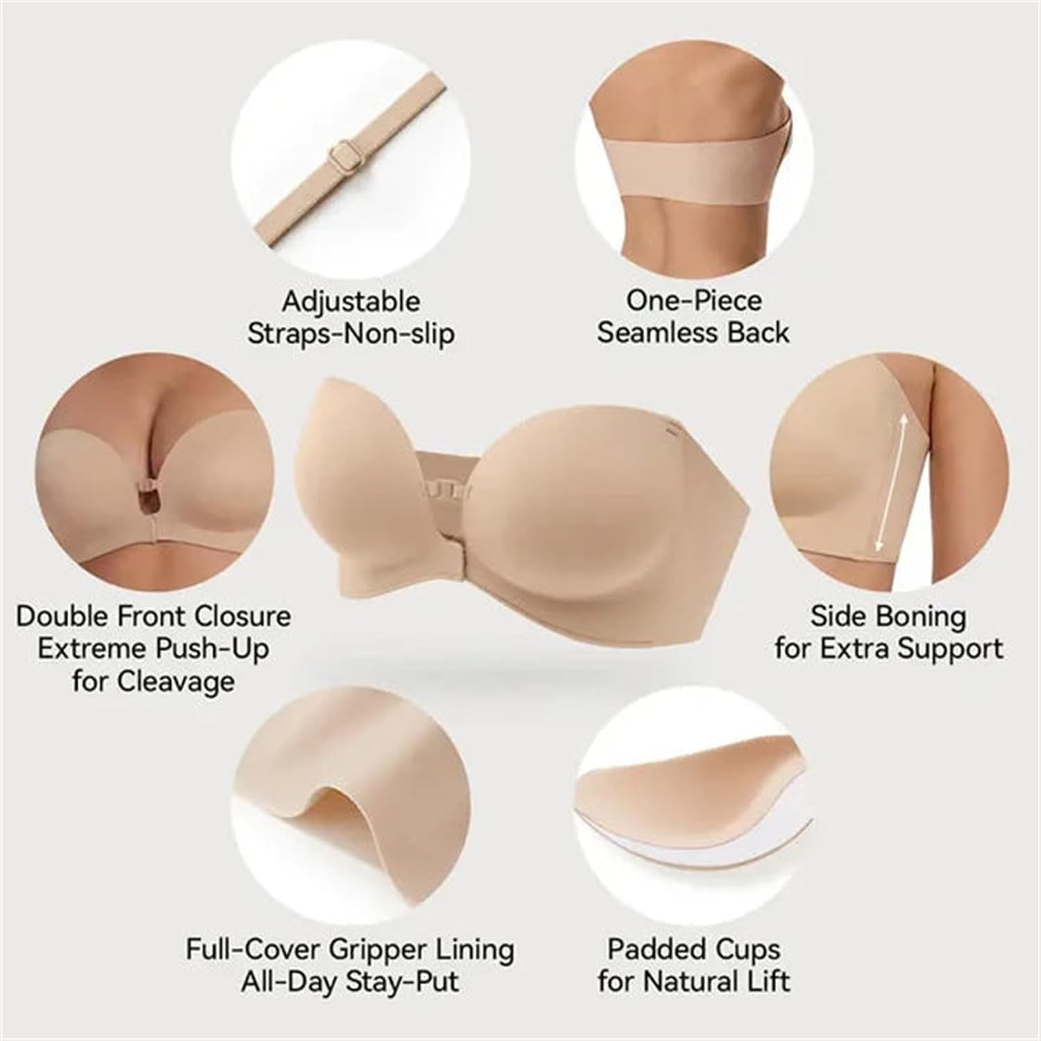 VAQOREN SculptLift Convertible Bra
